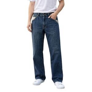 Vintage COWDEN Mens Jeans Size 28" Made in USA Heavy Denim Straight Leg 1980s